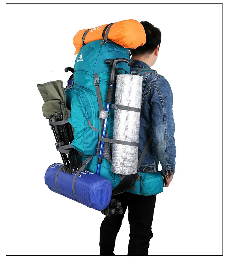 70L+10L Internal Frame Backpack Hiking Backpacking Packs for Outdoor Hiking Travel Climbing Camping