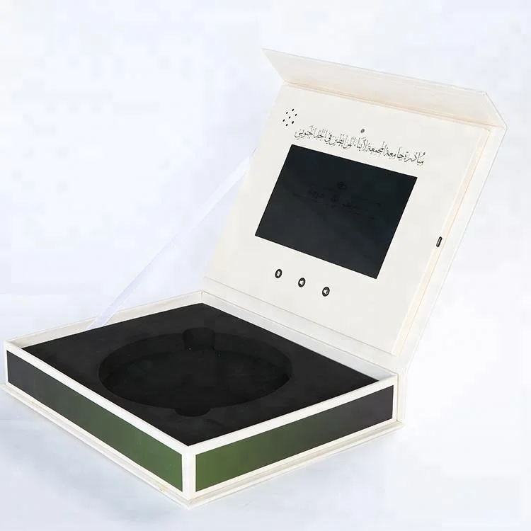Custom 7 Inch Lcd Screen Packaging Gift Set Boxes Video Box Color Printing Paper Box for Wine Award Digital Product