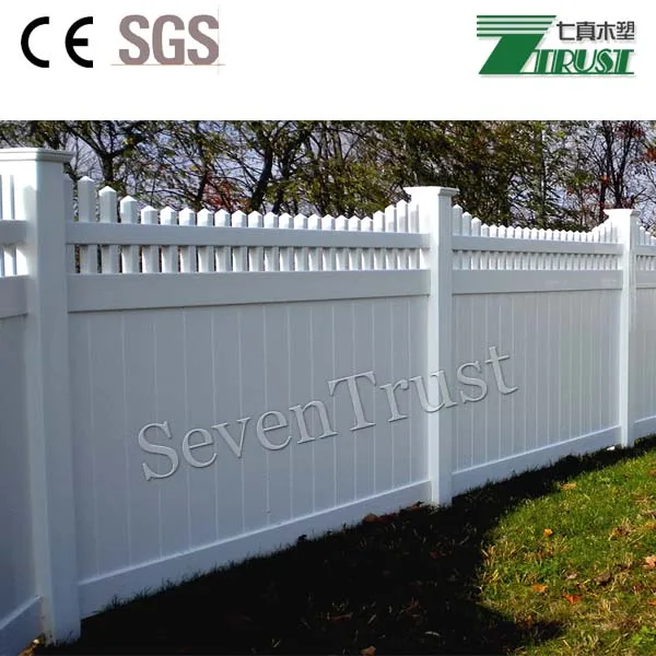 Home back yard fence, wind-resistant strong PVC fence