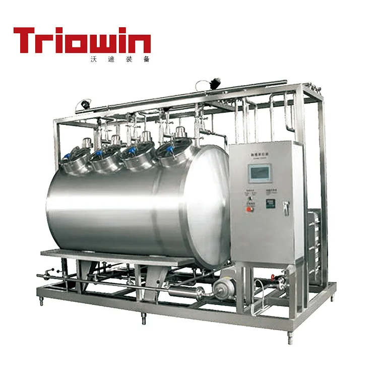 Industrial dairy cream processing line making machine equipment