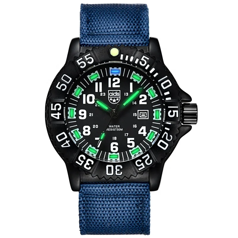 Addies Chronograph Branded Watch Quartz Watch Minimalist OEM Sports Wrist Mens Watch