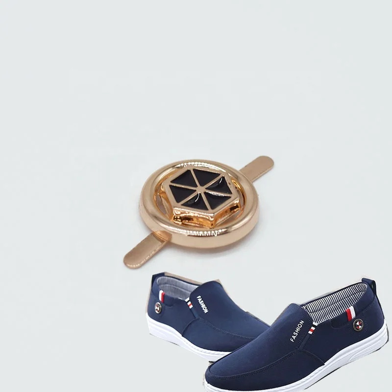 
Gold With Black Color Shoes Decoration For Loafers 