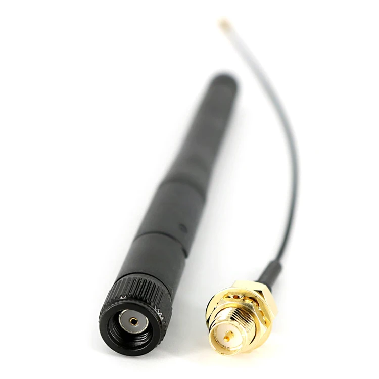 Factory price 433Mhz external antenna 3dbi LORA Rubber antenna with SMA Male/IPEX/U.fl connector 433 MHz antenna