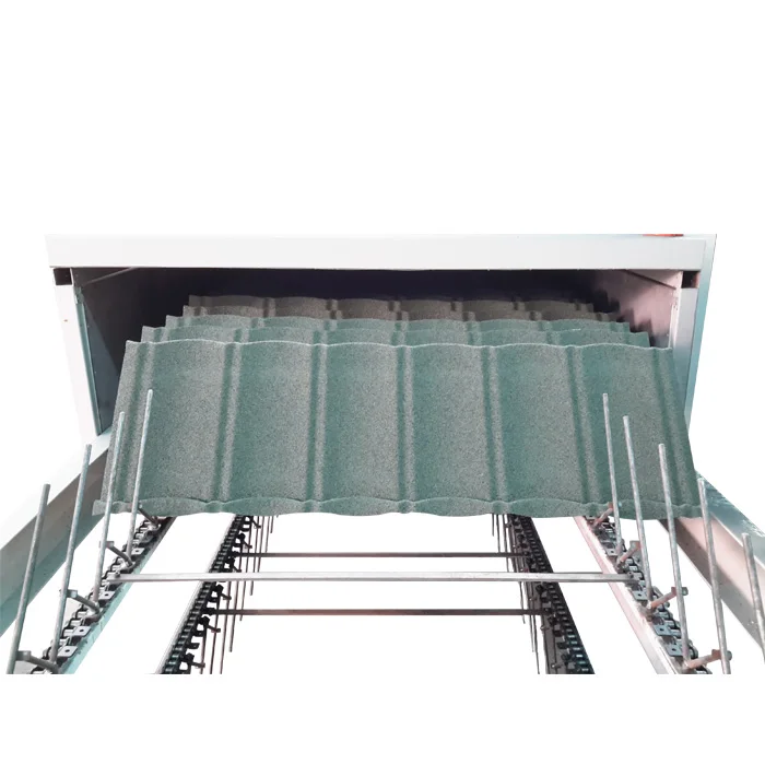 Линия по производству кровельной черепицы с красочным камнем