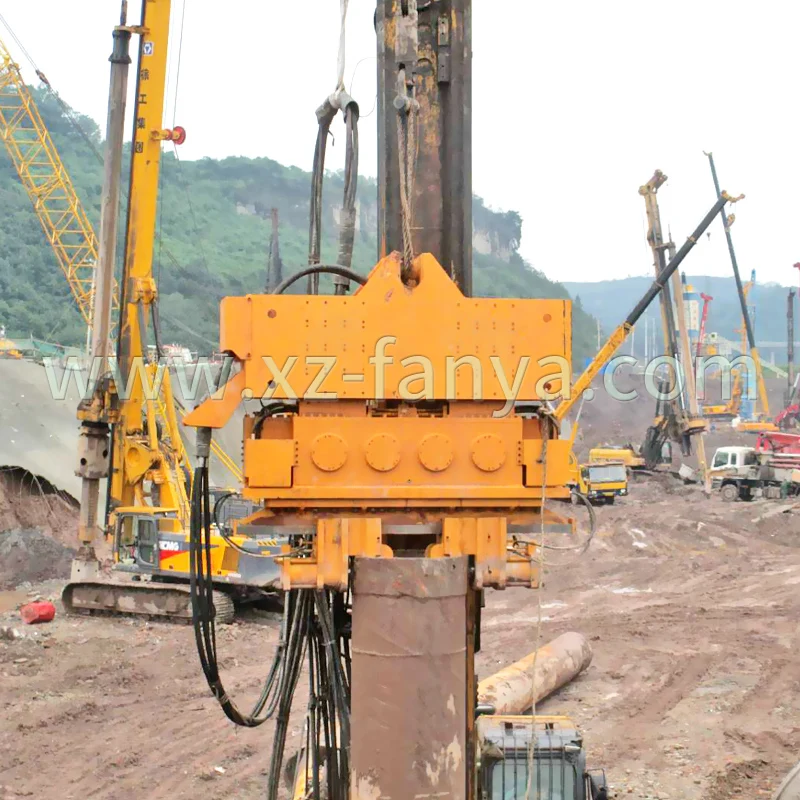 Высокочастотный лист свай гидравлический используется вибропогружатель цена, vibro hammer Копер