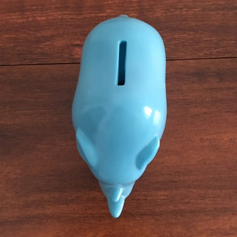 custom plastic cute rhino coin bank animal money box with lock and key cute piggy bank