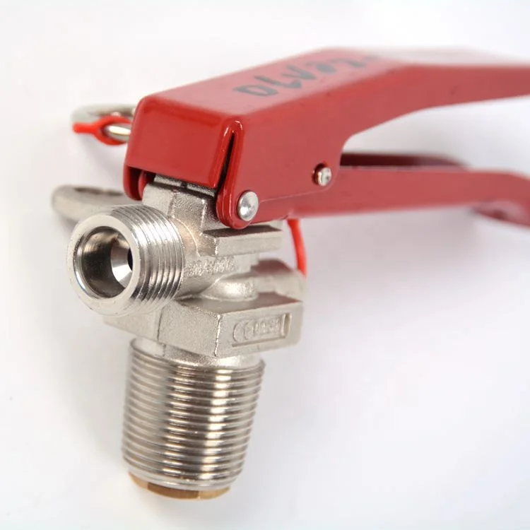Fire equipment parts aluminum alloy automatic CO2 fire extinguisher valve wholesale