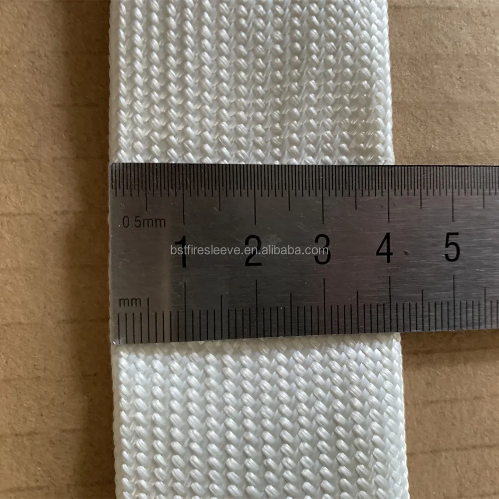 Industry Hose Fireproof Insulation Materials High Temperature Glass Fibre Sleeve for Pipes Heat Protection