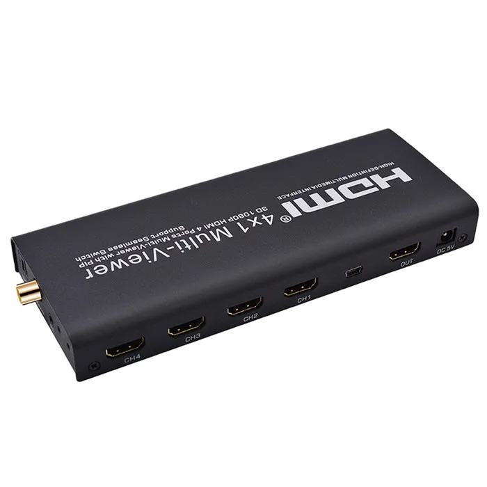 hdmi 4 port hdmi 4x1 multi-viewer hdmi multiviewer with pip support seamless switch