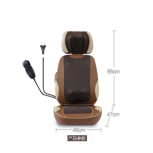 Shiatsu Back Neck Massager Chair Seat 3D Massage Cushion with Heat