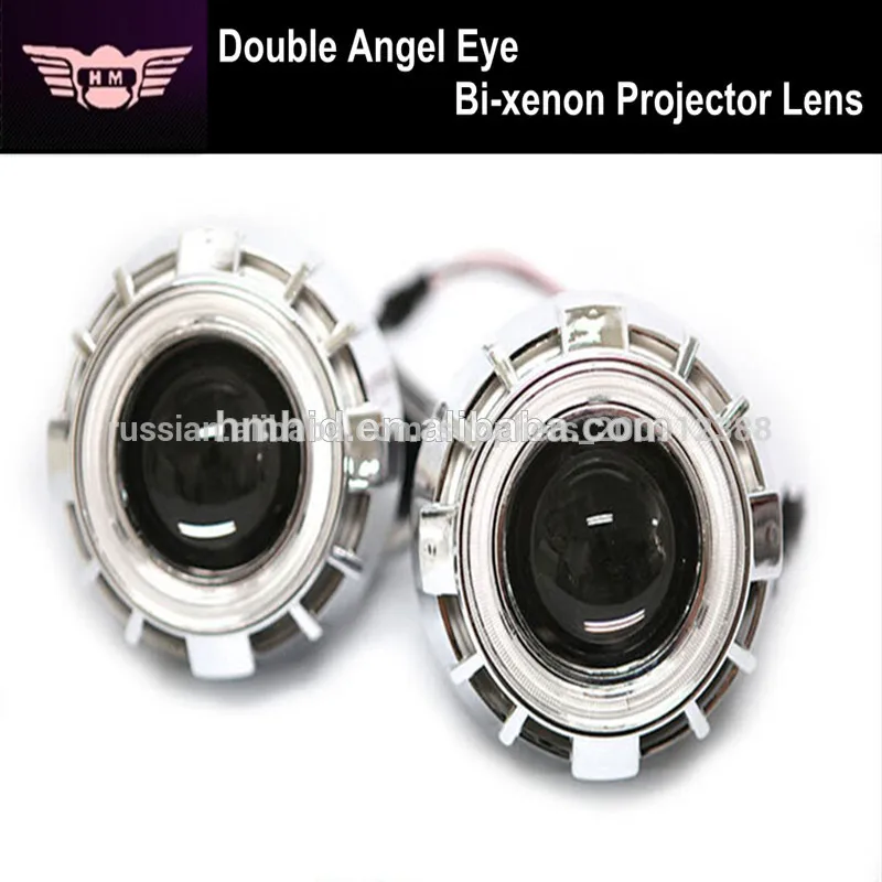 хороший свет форму двойного глаза ангела би- ксенон проекторов объективы 2.5 дюйма., 2.8 дюйма, 3.0 дюйма