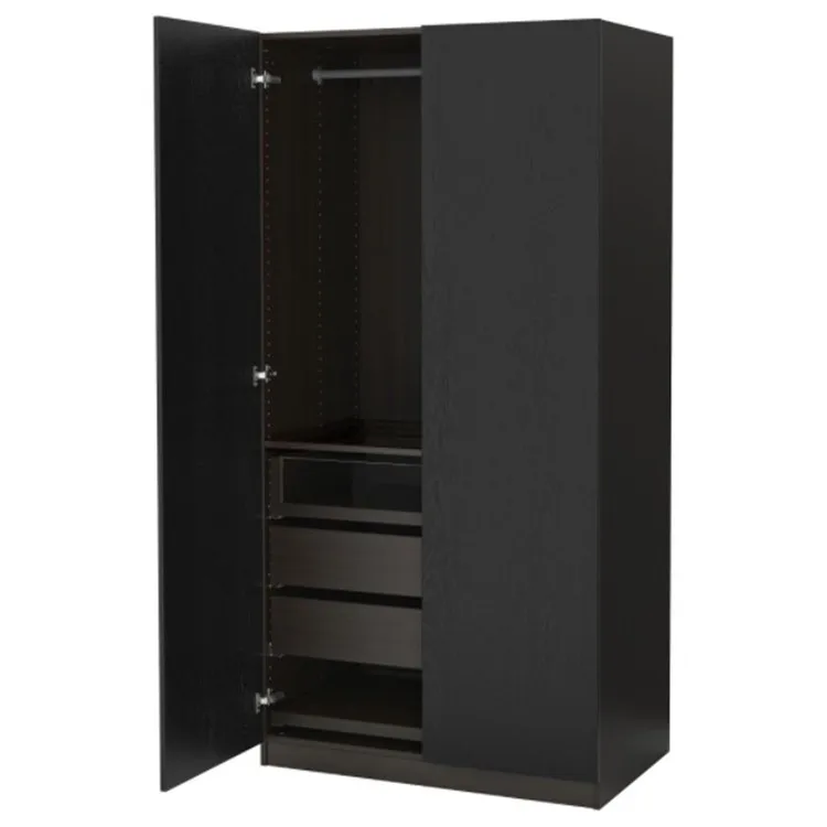 China manufacturer wholesale cheap modern custom wooden cloth wardrobes cabinet sliding door bedroom furniture sliding wardrobe