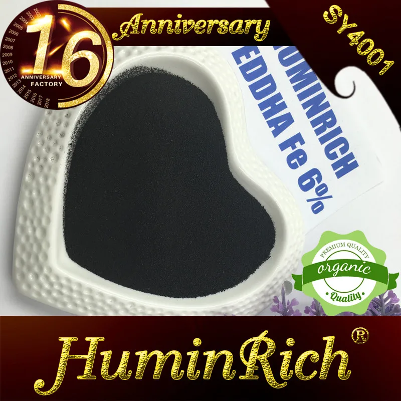 HuminRich Micro-Irrigation Fertilization Prevent Yellow Leaf Disease Fe Eddha Iron 6 Chelate