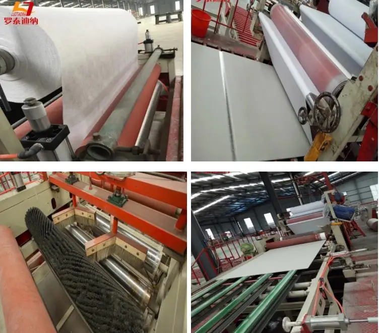 Автоматическая машина для производства гипсовых потолков с гипсокартона