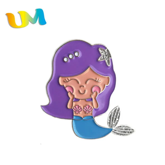 High quality gold plating bee glitter enamel pin wholesale