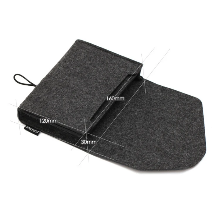 
Manufacturing hot selling felt essential oil pouch case cosmetic carrying bag for roller essential oil 