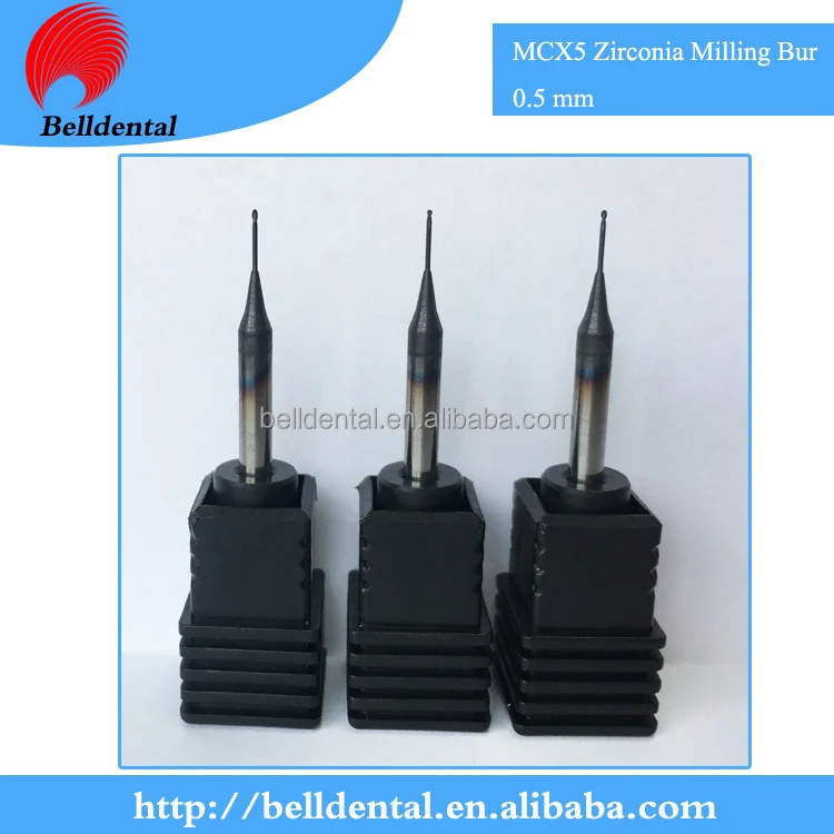 Система CAD CAM с покрытием DLC стоматологические циркониевые фрезерные боры для Sirona MCX5