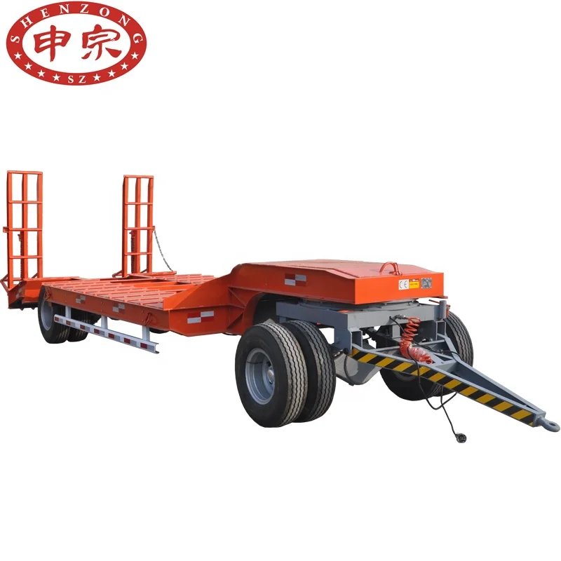 flatbed trailer for transport excavator/crane/transformer