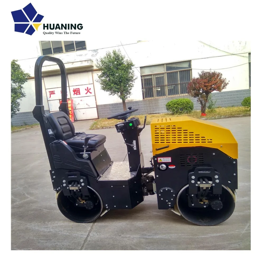 1000 kg ride on diesel engine compactor road roller