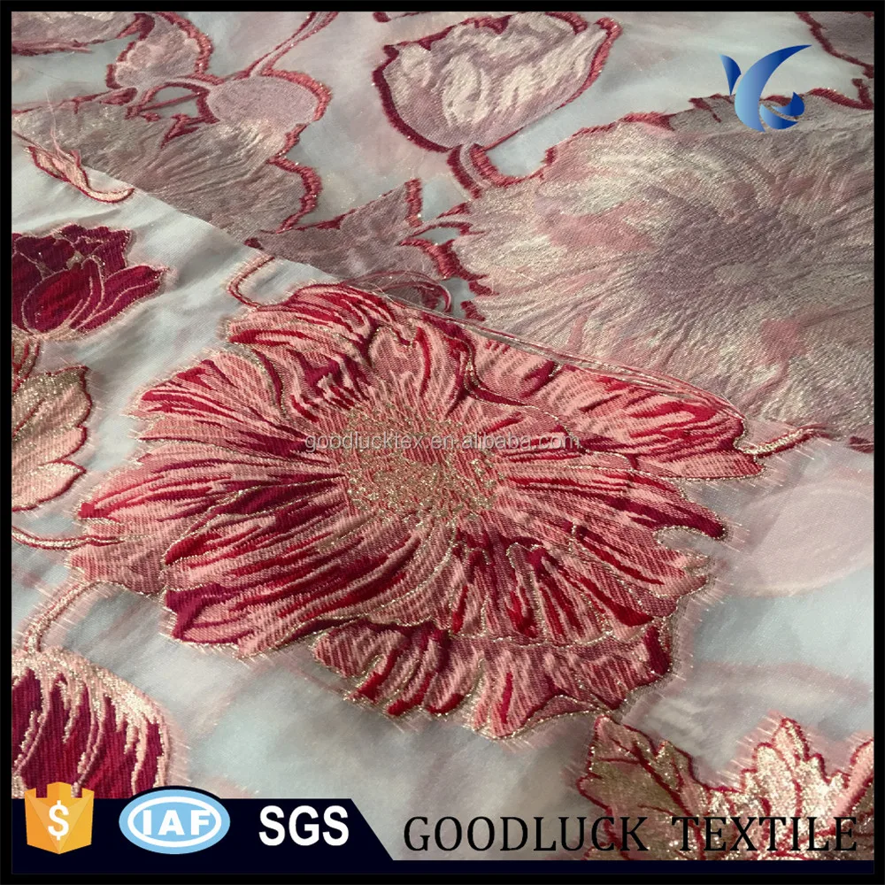 Professional Manufacturer Polyester Fabric Brocade
