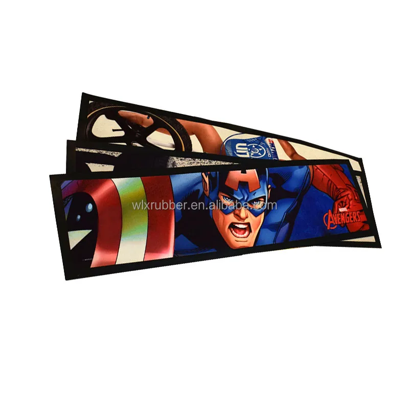 Custom bar spill mat/ bar drink mats/ drink bar rail mat