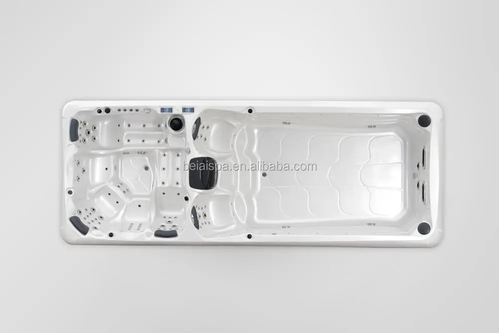 luxury usa swimming endless pool swim pool outdoor hydro massage whirlpool hot long spa tub combo 8 person swimming pool 86