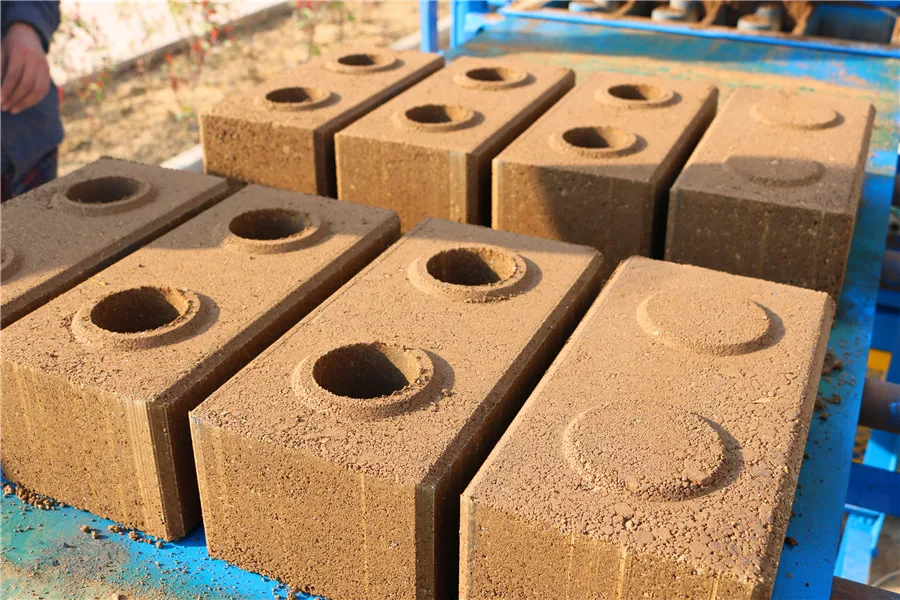 HBY4-10 automatic compressed ecological brick decorative clay brick making machine