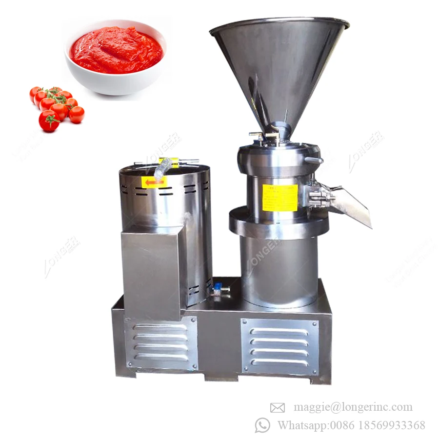 High Output Industrial Groundnut Tomato Paste Shea Butter Grinding Equipment Pepper Chili Sauce Making Machine