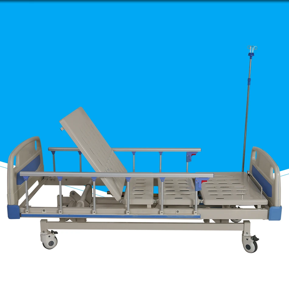 
SFD-B3101A Hospital Furniture 3 Cranks Medical Bed on Casters 
