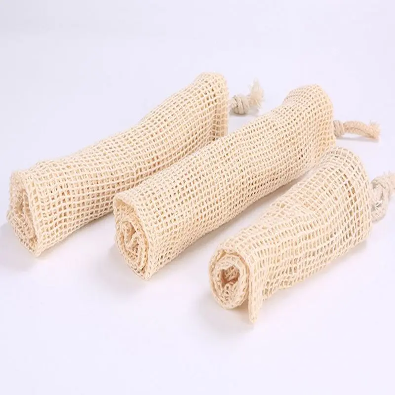 new design Natural cotton drawstring mesh bag For mesh food bag Vegetables And Fruits eco friendly cotton mesh bag