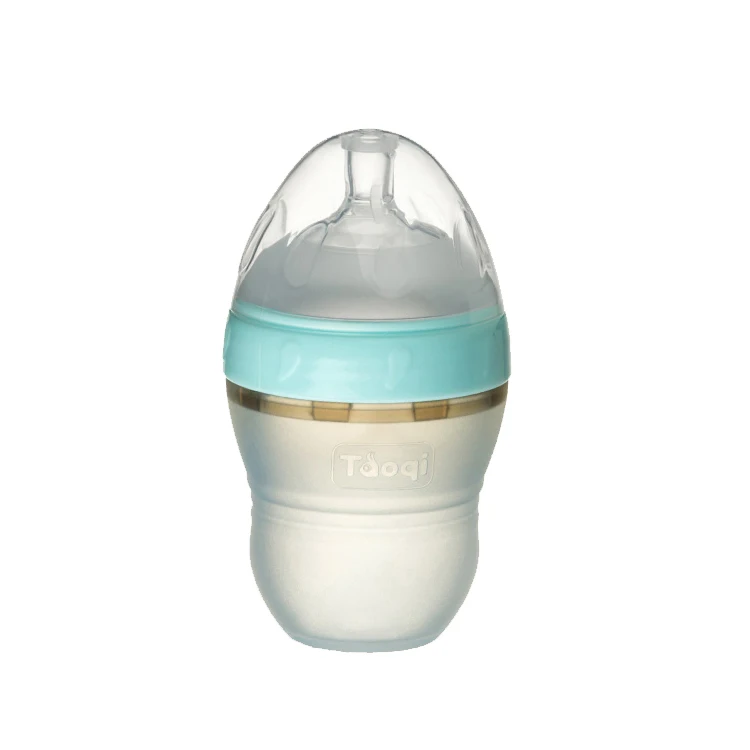 
Factory Guarantee Best Selling 5oz Milk Silicone Baby Bottle 