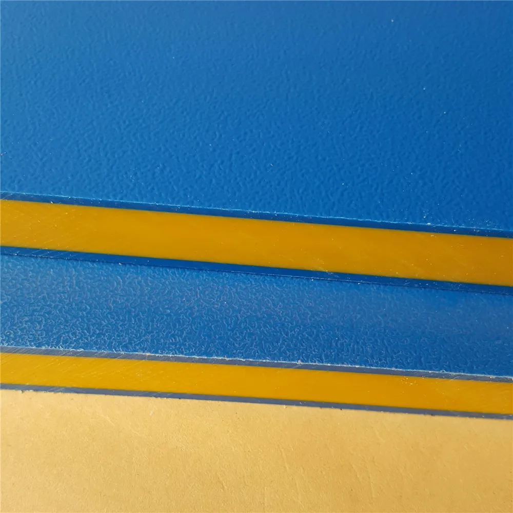 
single color HDPE plate with texture finish/textured HDPE plastic sheet 