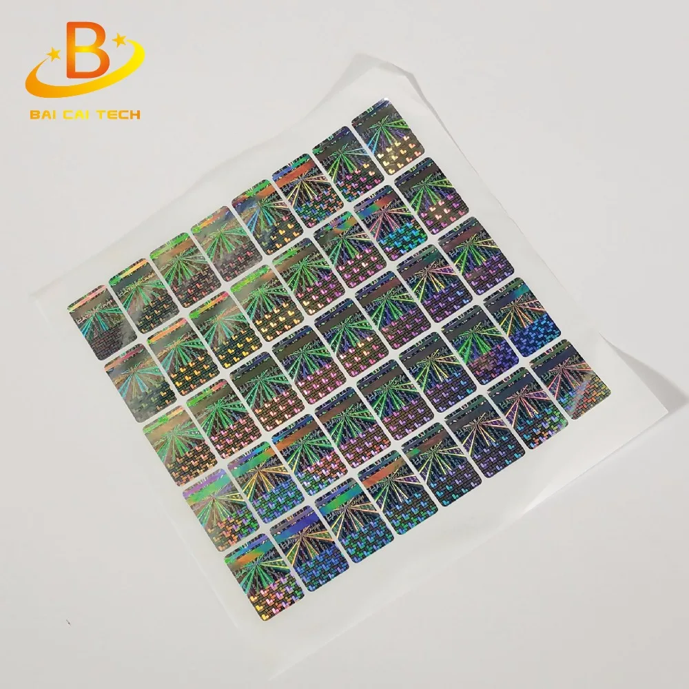 Печать голограммы на заказ этикетка горячего тиснения антифальшивые этикетки