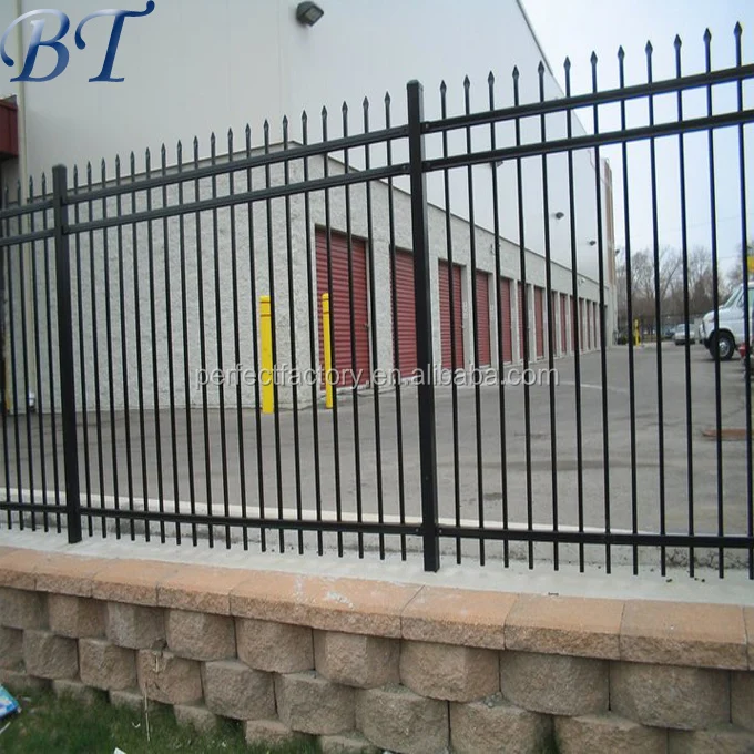 
High security fence/ galvanized steel fence/ decorative balcony fence grill design for sale 