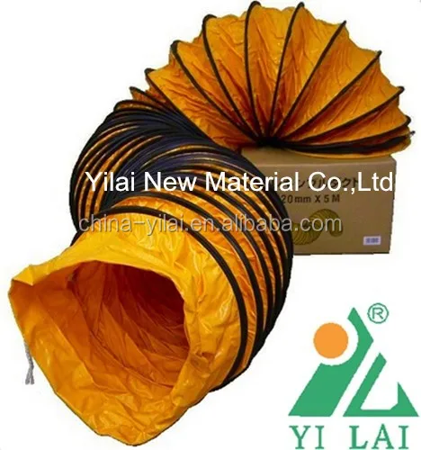 pvc flexible duct for tunnel underground air ventilation systems large diameter pvc air duct hose