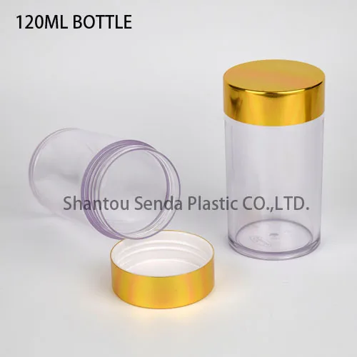 China selling online black/red/clear bottle jar 120ml,120cc capsule bottles