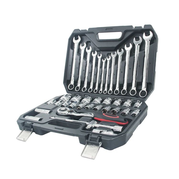 37pcs Mechanic Auto Kit hand Tool Set Metric Ratchet Torque Wrench Spanner Set