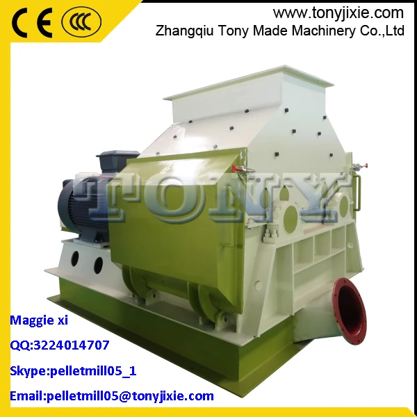 4-8t/h Biomass coconut husk hammer mill/hammer mill for wood chips/shavings/crop etc.