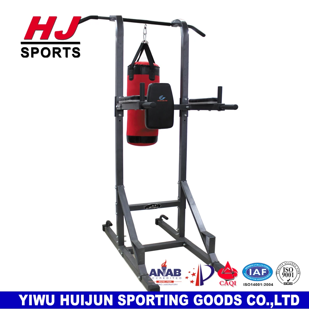 HJ-083 Chin-up Tower Fitness Workout Dipping Station Push up Bar Multi Functional Power Tower