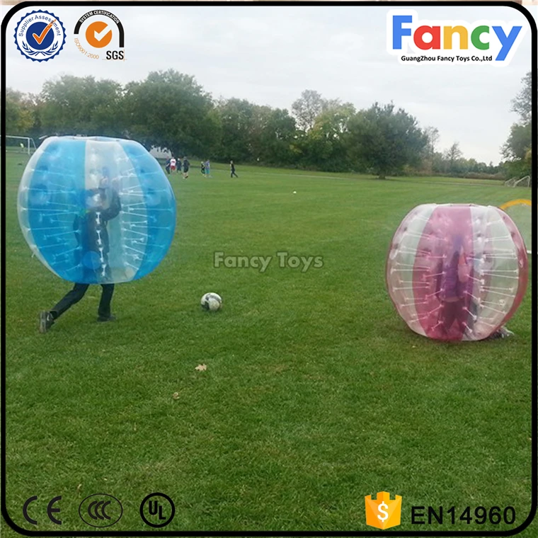 Latest hot! soccer ball size bubble belly bumper knocker ball for football for outdoor on sale