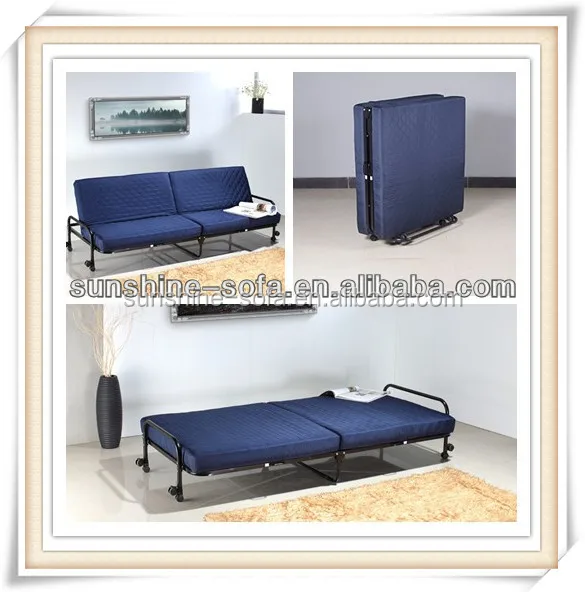 Hotel Furniture Sleeping Multi-function Sofa Bed And Apartment Full Structure Reclining Home Adjustable Folding Bed With Wheels