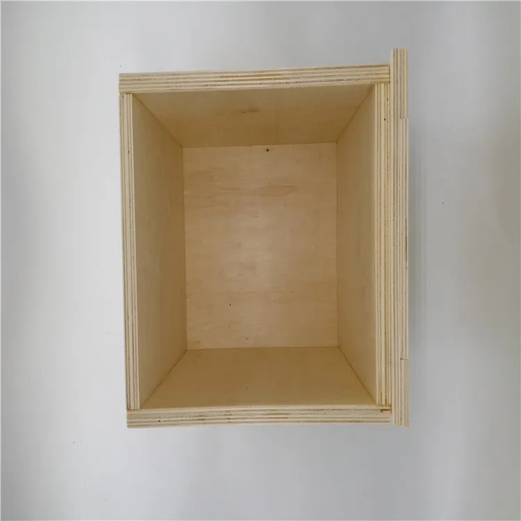 Multipurpose storage natural handmade wooden crate box