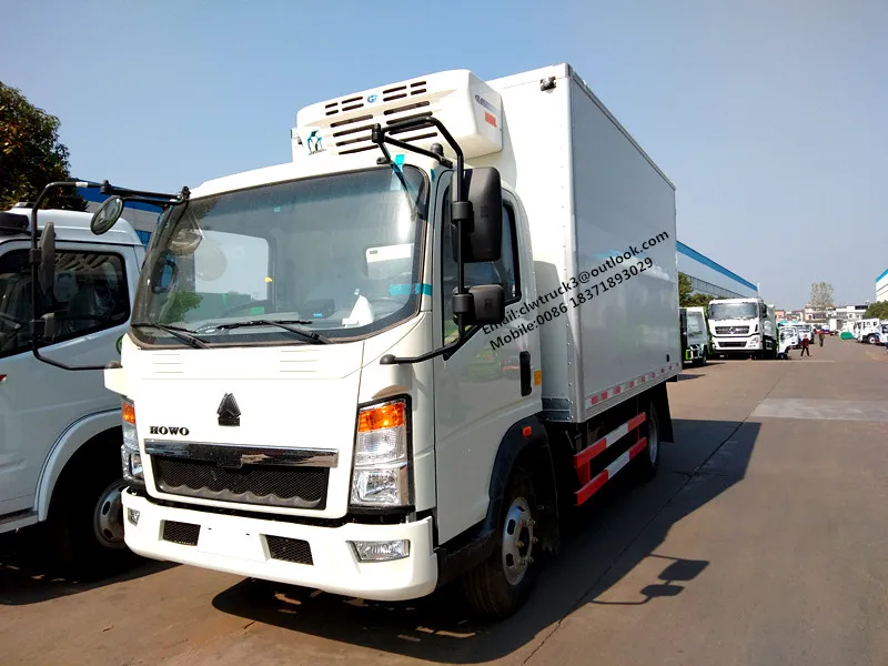 HOWO vegetable transport truck/refrigerated vehicle/refrigerated transport vehicle