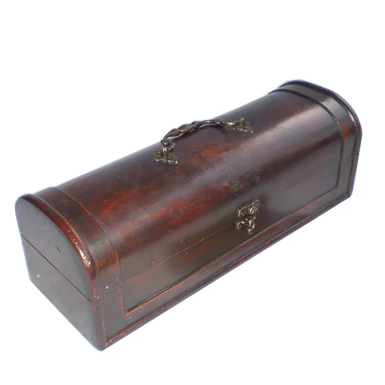 Bulk unfinished blank wooden single wine box