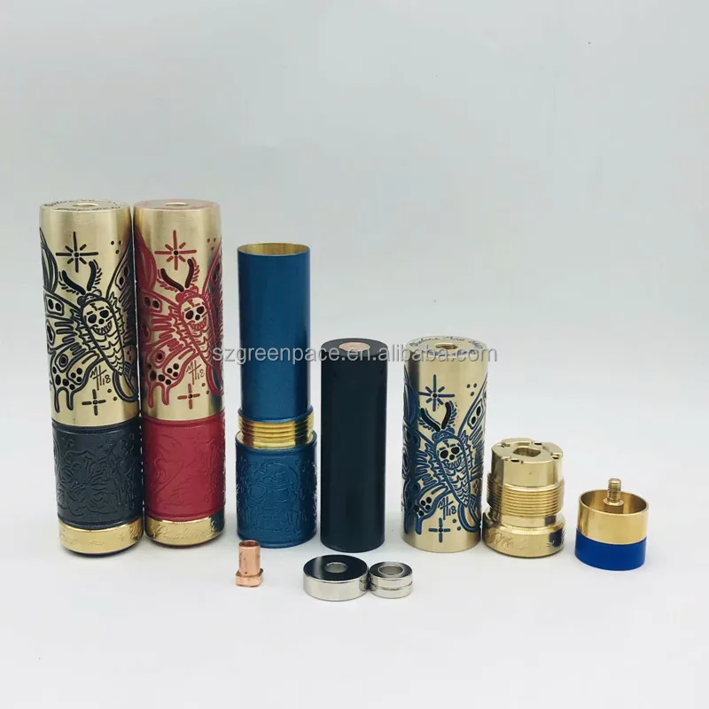 
Cool design 2018 e cigarette 18650/20700 Mechanical blue vape mods clone purge pandora mod 
