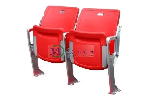 Cancer outdoor sports facilities folding seats plastic stadium chair