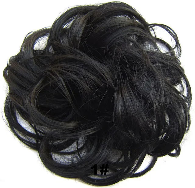 
Women Natural Red Blonde Black Brown Synthetic Hair Hair Extension Roller Fast Bun Donut Chignon 