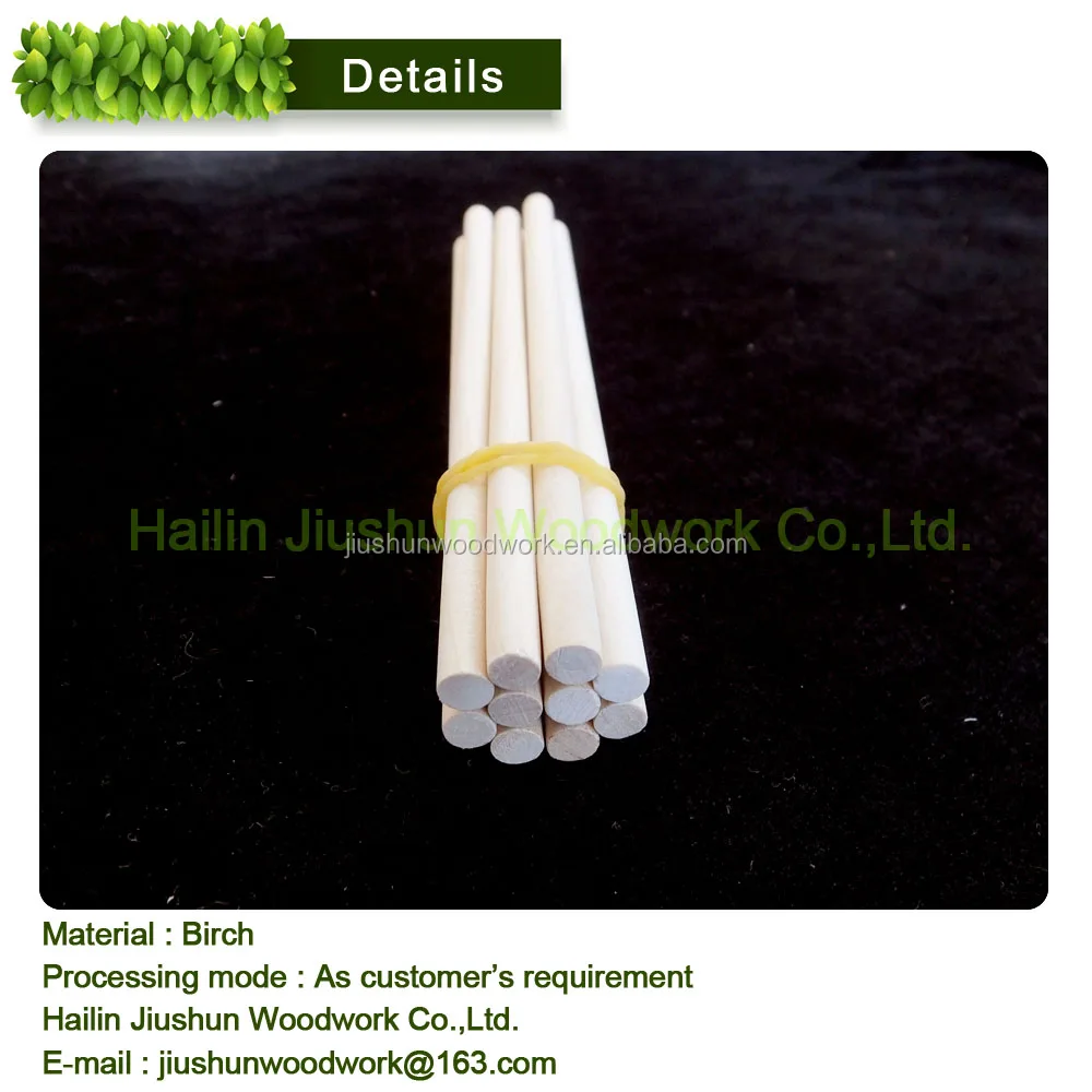 
Wooden dowel rod / round stick for craft candy decorate 