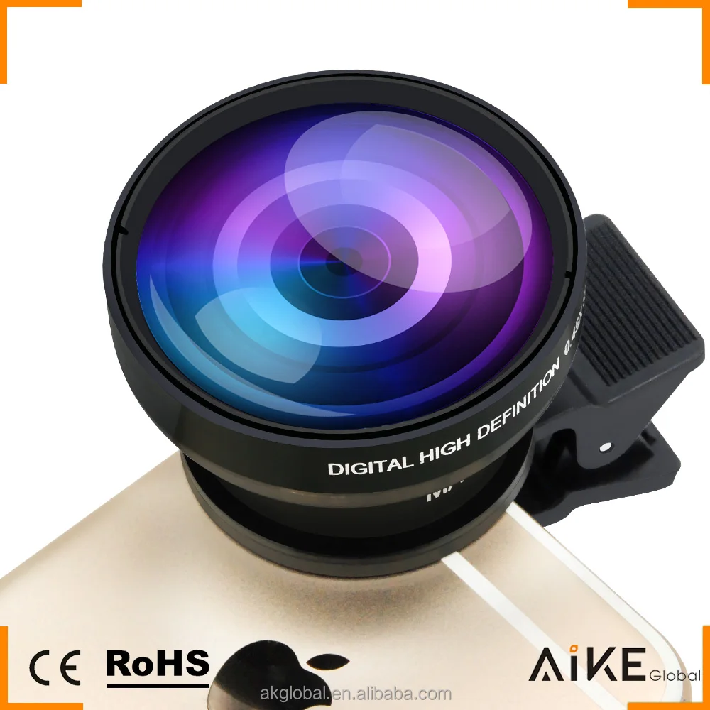2021 top seller Extra Camera Lens 0.45X Super Wide-Angle 15X Macro 2in1 lens kit