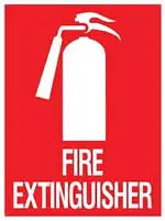 Extinguisher Reflective PVC Sign,Fire Extinguisher Sign